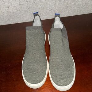 Rothy’s dark green Slip-On Sneakers